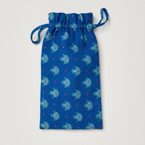 FREE PEOPLE Off Shore Sarong / Blue Border - Picture 7 of 8